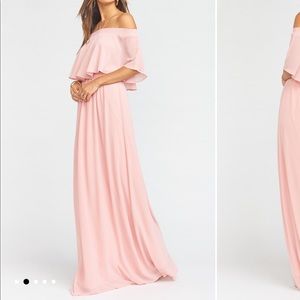 SMYM | NWT Blush Hacienda bridesmaid dress rosebud